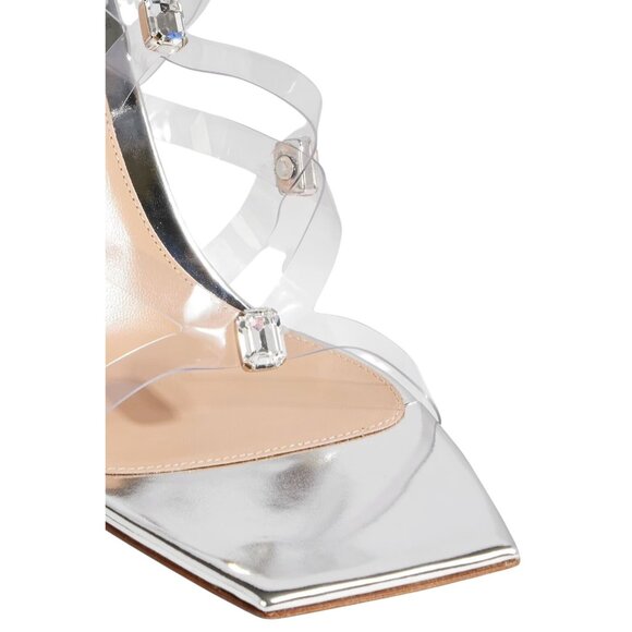 Gianvito Rossi Crystal Fever 85mm sandals in Transparent 36 Womens High Heels - Picture 2 of 15